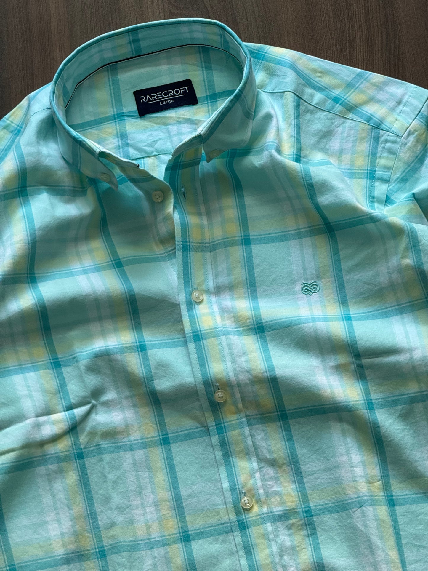 Retro Green Check Shirt