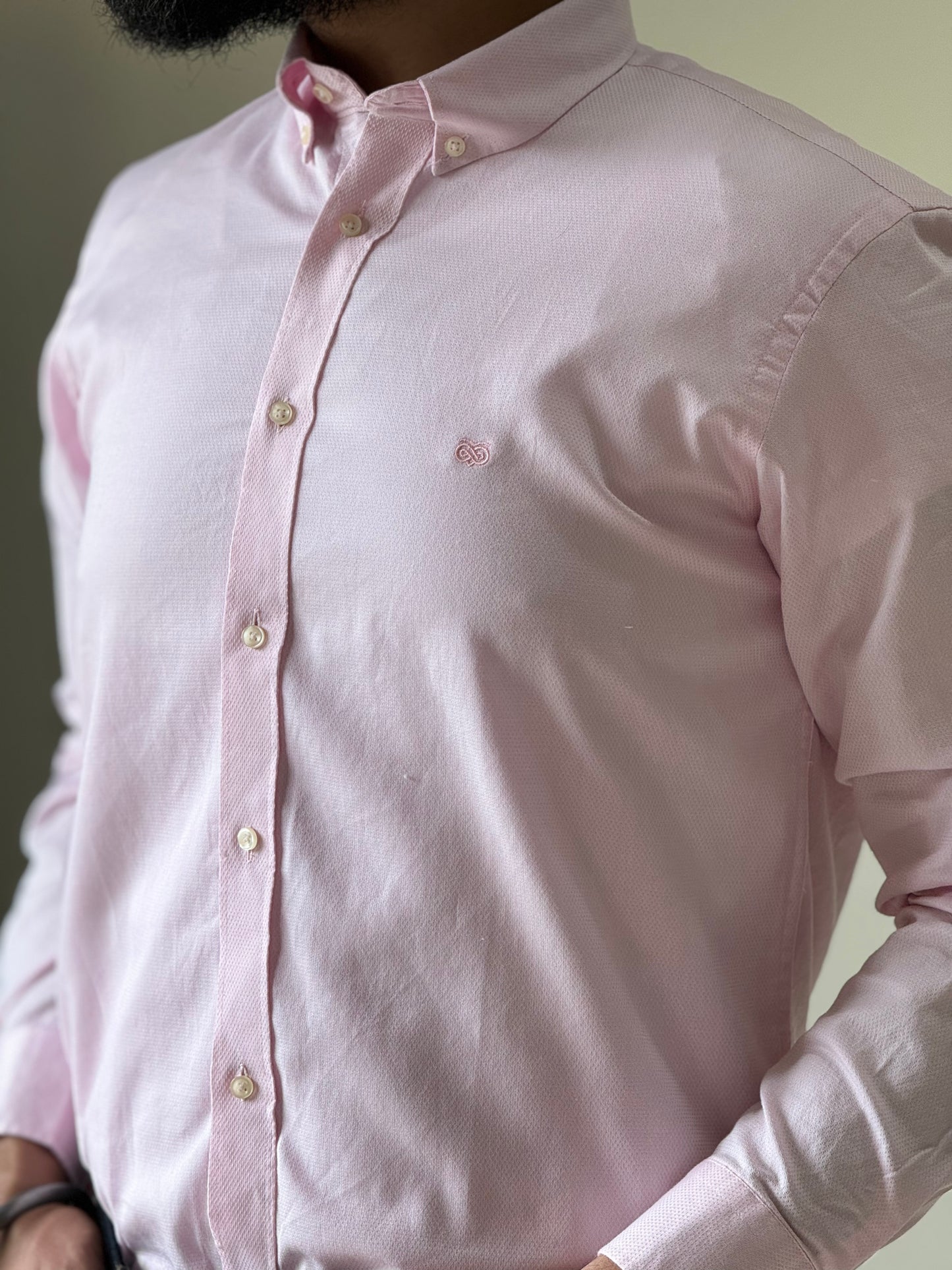 Creslo Pink Texture Shirt