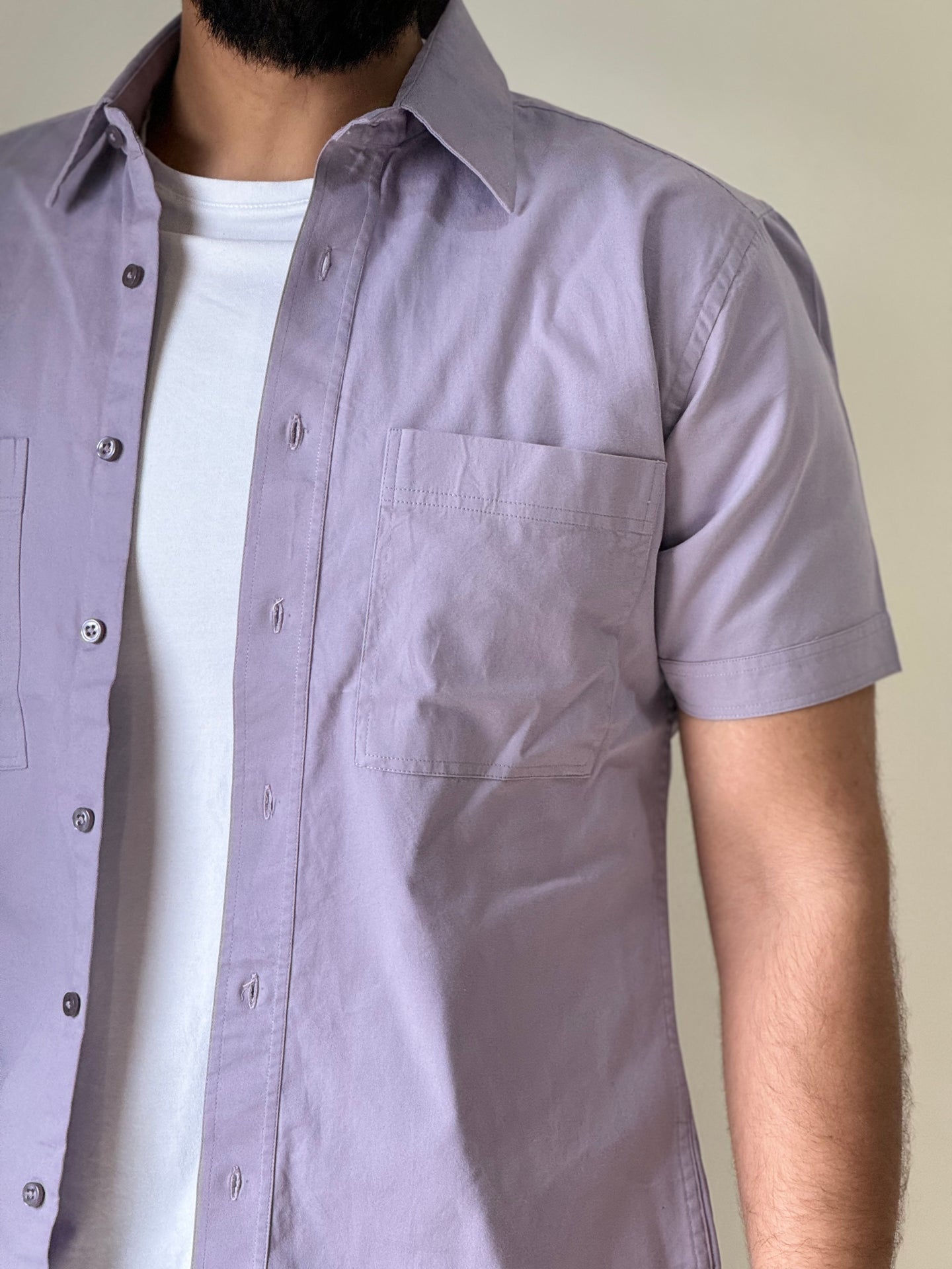 Baren Lavender Cargo Shirt