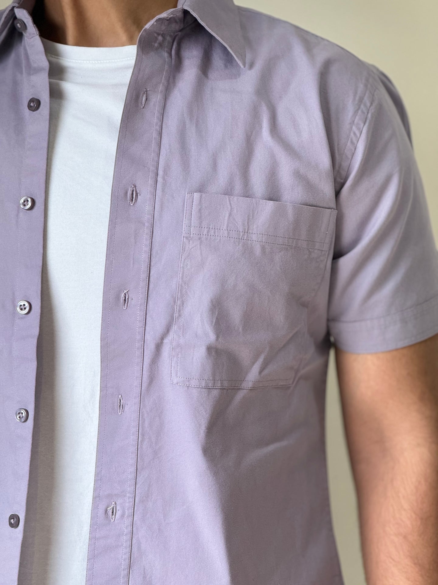 Baren Lavender Cargo Shirt