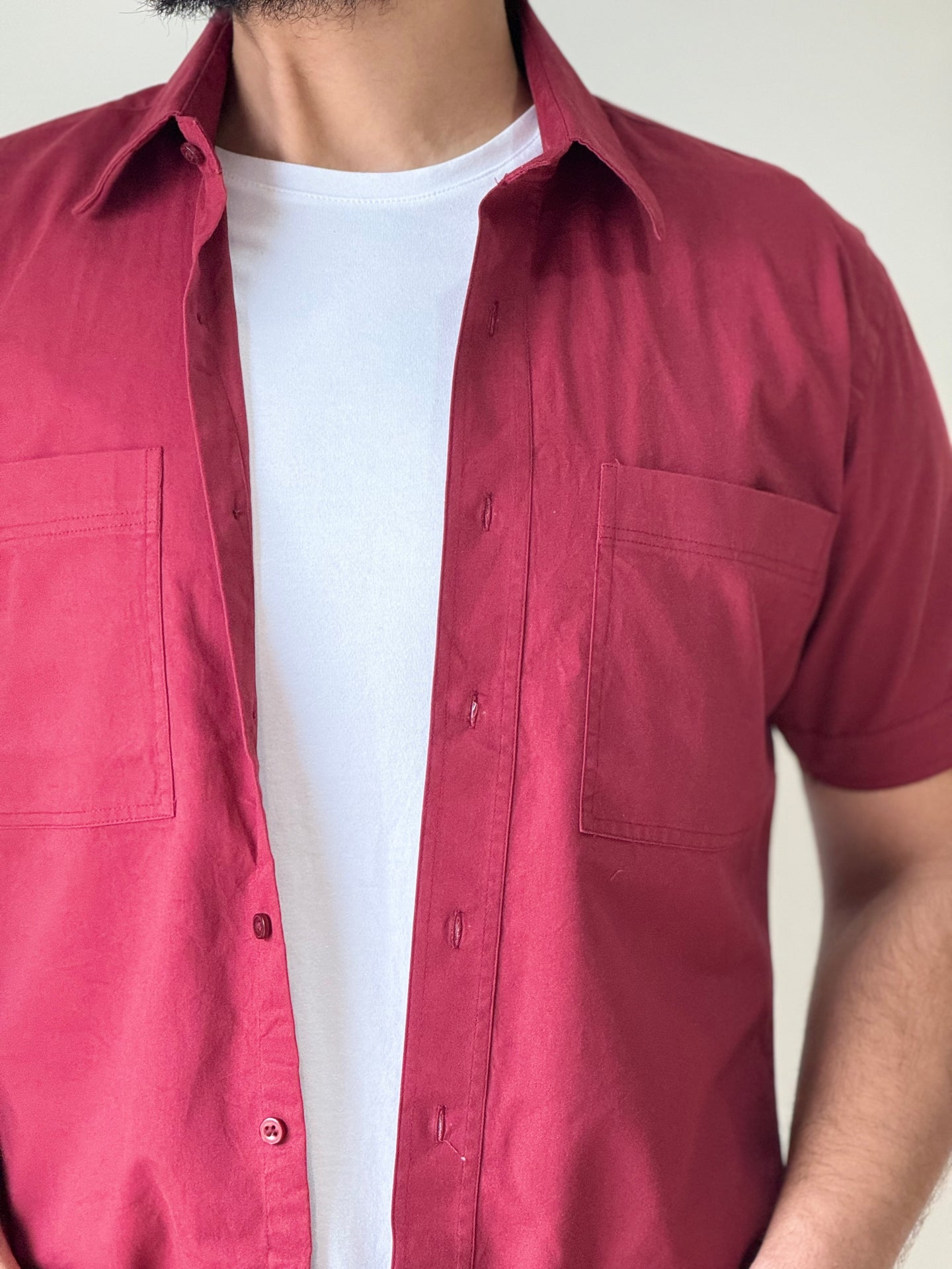 Baren Blood Red Cargo Shirt